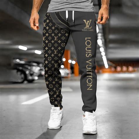 louis vuitton white sweatpants